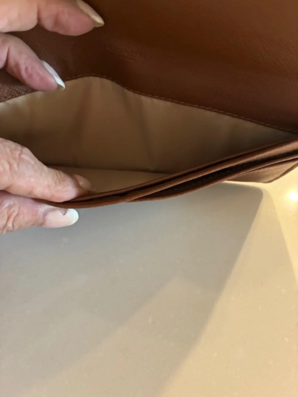 Coach womens leather